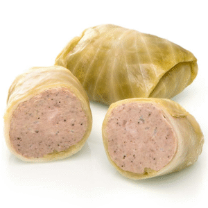 Cabbage rolls in white cabbage